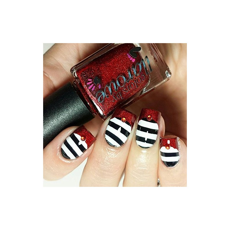 Whats Up Nails - Oval Vinyl Tape Stencils for Nail