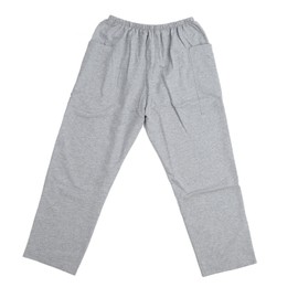 Catheter Leg Bag Pants 2 Outer Side Pockets Soft Cotton Urine Bag Holder Long Pants for 2000ml Urine Bag Grey L