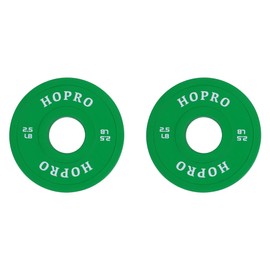 Signature Fitness Olympic Fractional Plates Change Plates(Change, Rubber, 2.5LB Pair)