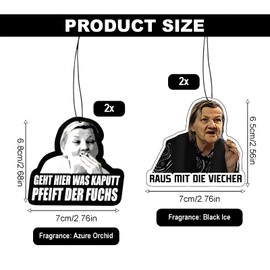 Ycaaeo 4 Duftanh?nger Auto, Duftbaum Auto Karinritter, Auto Lufterfrischer, Lustiger Duftbaum Auto, Duftanh?nger Auto Personalisiert