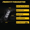 EverBrightt 2-Pack Amber/Yellow 3 LED Car Flashlight DRL Truck Emergency