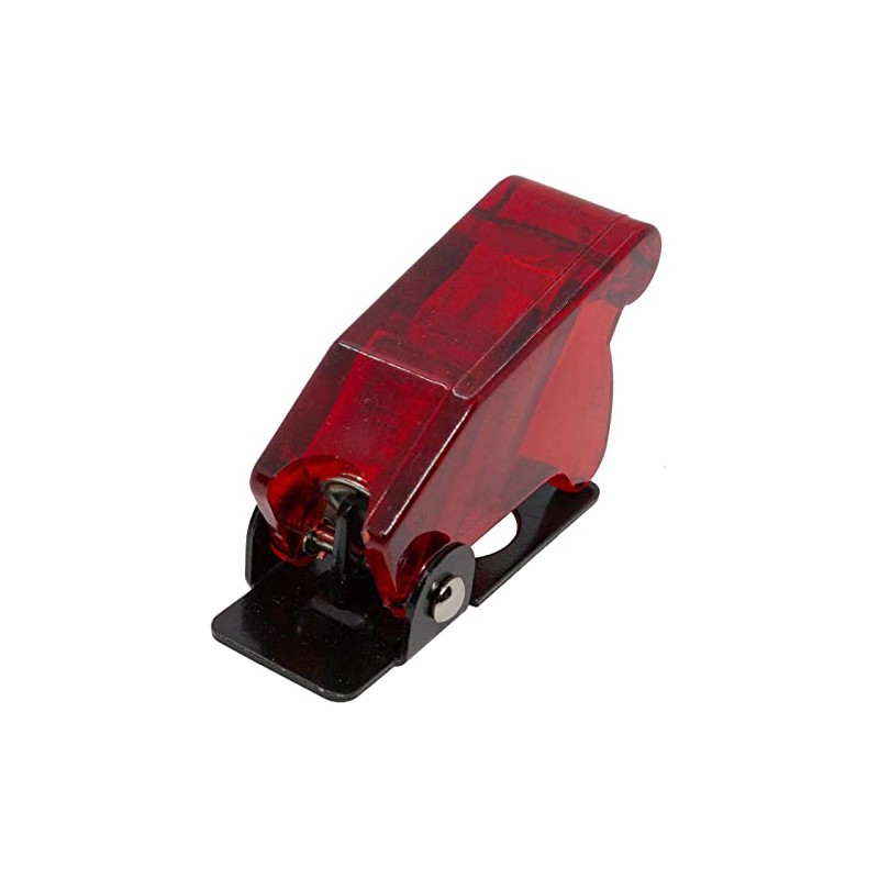 Flip Cover Transparent Red for Rocker Switch Diameter 12 mm