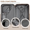 Cream Beige Expandable 6 Pcs Luggages Set Factory Product with