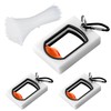 Pack of 3 Cable Tie Holder, White Fluorescence Cable Tie