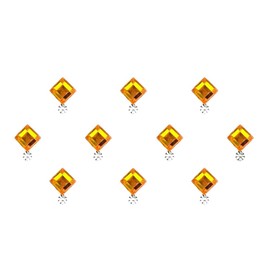 Comet Busters Beautiful Square Yellow Stone Bindi