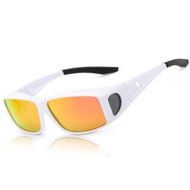 IGnaef Fit Over Sunglasses for Men Women Polarized Wrap Around Sunglasses to Wear Over Glasses with UV Protection IF0311