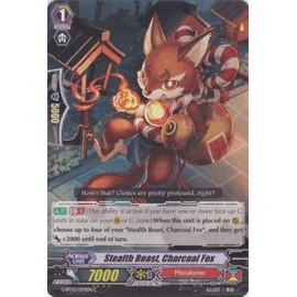 Cardfight!! Vanguard TCG - Stealth Beast, Charcoal Fox (G-BT03/079EN) - G Booster Set 3: Sovereign Star Dragon