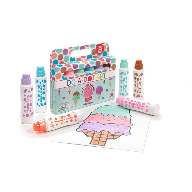 Ice Cream Scented Washable Dot Markers for Kids and Toddlers