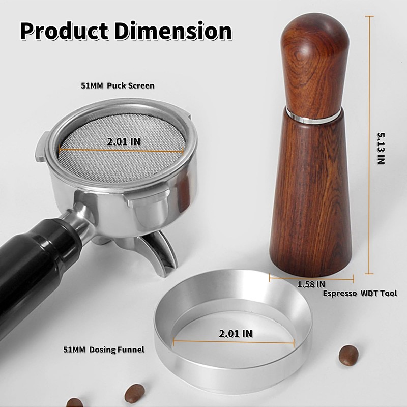 Wdt Tool Espresso, 8 Needles Espresso Distribution Tool Espresso Stirrer,Dosing