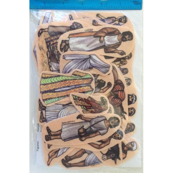 Story Time Felts Joseph in Egypt Toggle Size Felt Figures