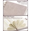 WEMATE Spiral Password Book with Alphabetical Tabs, Small, for Seniors,