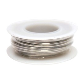 Delphi Glass Silver Tinned 14 Gauge Wire 4 Ounce Spool for Stained Glass Jewelry Soldering