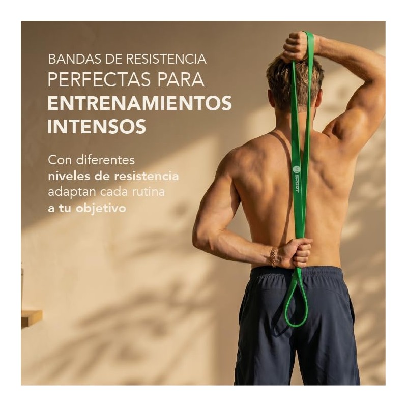 MIST JEWEL Bandas de Resistencia 3 Pack Liga Elastica para