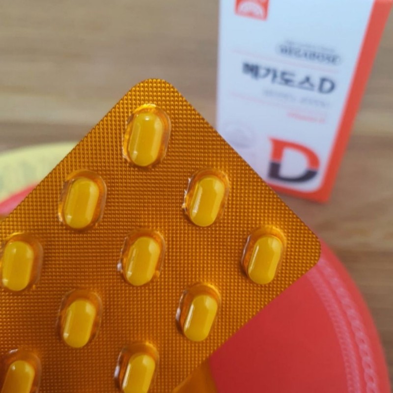 Korea Eundan Megadose D Vitamin D3 4000IU 120 tablets x