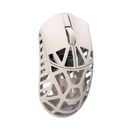MK x WLMOUSE Beast X Max Wireless 8K Mouse (OM Optical, Milky White)