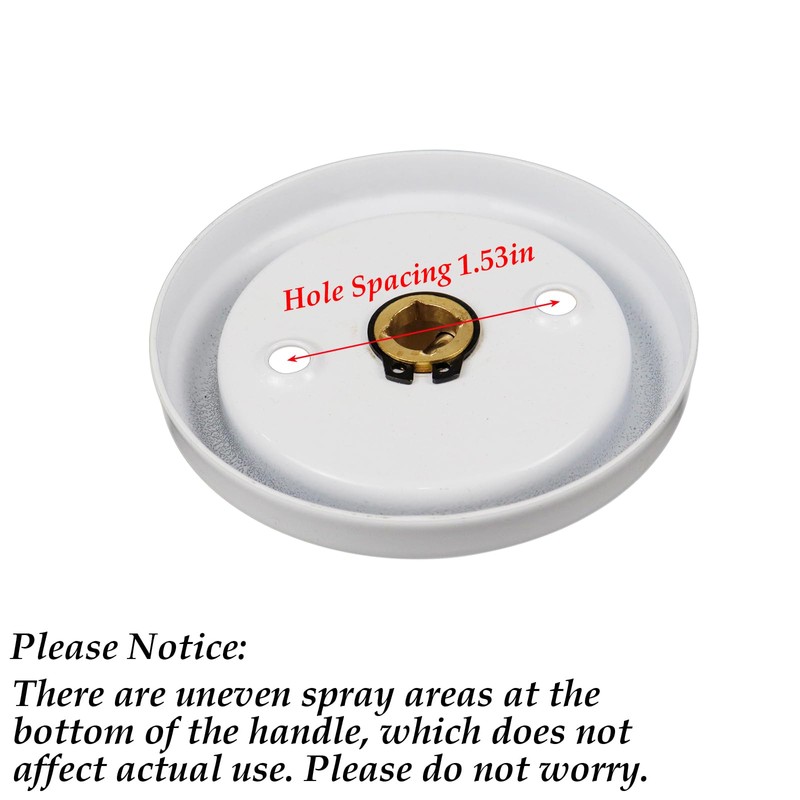FarBoat 2pcs Round Embeded Hidden Concealed Handles Recessed Flush Pulls