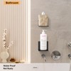 PAVSTINE 2 Pcs Acrylic Square Floating Shelves, No Drill Black