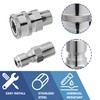 M MINGLE Pressure Washer Adapter Set, 2 Sets 3/8" Quick