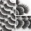SHIDISHANGPIN 16 Pairs Black Eyelashes Natural Long Multilayer Fluffy Eyelashes