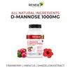 HIGH POTENCY Renew Actives D-Mannose & Cranberry Complex 1000MG –