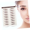 MERRYHAPY Essential Makeup Tool 6pcs Waterproof Temporary Brow Natural False