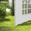 Outsunny Gazebo Side Panels with Window for 3x3(m) or 3x4m