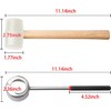 YiePhiot Coconut Opener Tools with Hammer, Super Safe & Easy