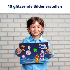 Skillmatics Art & Craft Activity - Foil Fun On In Space, Dirt-Free Art for Children, Craft Sets, DIY Activity, Gifts for 4 to 9 Years