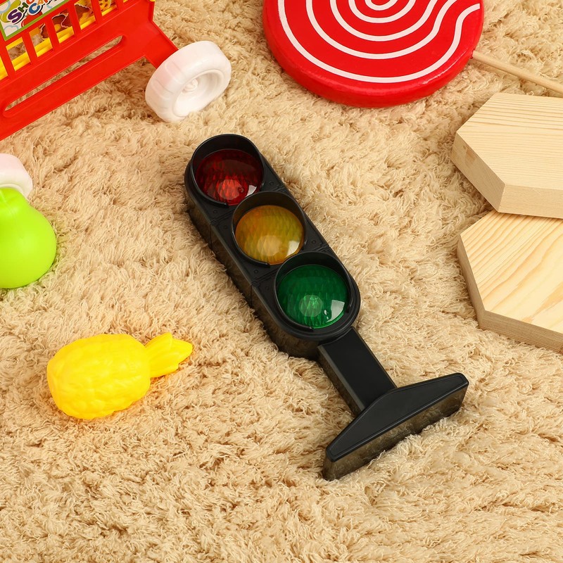 Gadpiparty Toys Traffic Light Signs Toy Traffic Light Lamp with