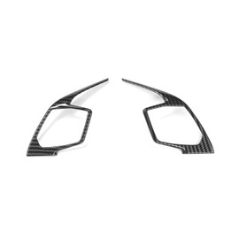 YOUTOOCAR 2PCS Steering Wheel Button Trim Covers Compatible with Kia EV6 2022-2024 Kia NIRO 2023-2025 Accessories (Carbon Fiber Pattern)