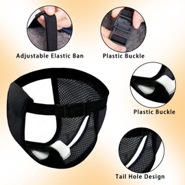 3 x Netz-Hundehosen für Damen, atmungsaktiv, für Welpen, Mädchen, Hygiene-Hosen für den Sommer, Hundewindeln