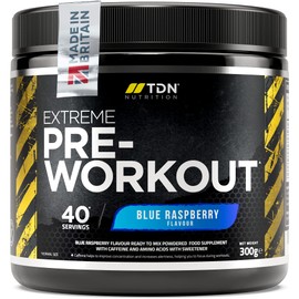 Pre Workout Supplement - Extreme Pre Workout Powder - 40 Servings - UK Made Premium preworkout Drink with beta-Alanine, Taurine, L-Isoleucine, D-aspartic Acid, L-valine, Caffeine