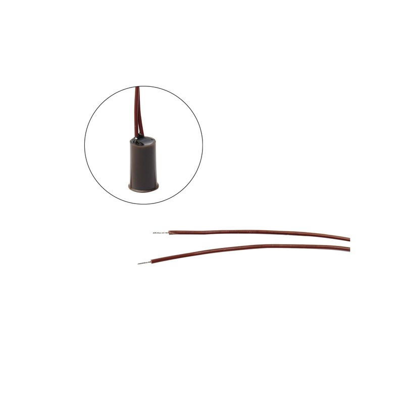 Fielect 5pcs N.C. Recessed Wired Security Window Door Contact Sensor