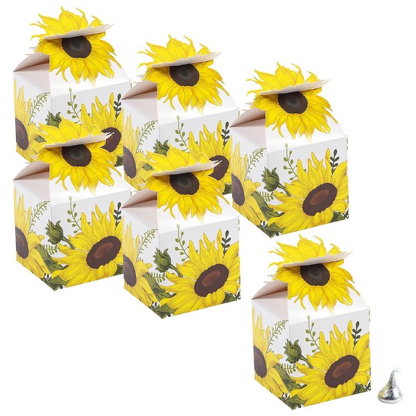 Fun Express 3" x 3" Bulk 48 Piece Yellow Sunflower