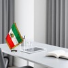 Homissor Iran Old Table Flag - Former Iranian Desk Flags