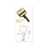 1 x Winlock 80016 Window Lock Key