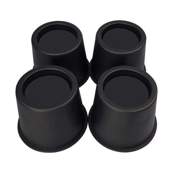 MIIX HOME-4 Inch Heavy Duty Round Bed Risers for Furniture