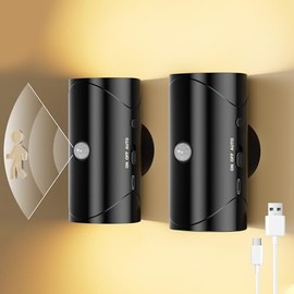 NoxLumina LED Motion Sensor Night Light (Black)