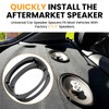 DALQUIS 2Pcs Universal 6x9 Inch Plastic Vehicle Speaker Spacer Ring