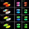 Infreecs 10 Stück UV Aktive Glow Forellen Spoon, 3.5g UV