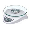Taylor Digital Kitchen Scale with Glass Platform, Tare Button, and
