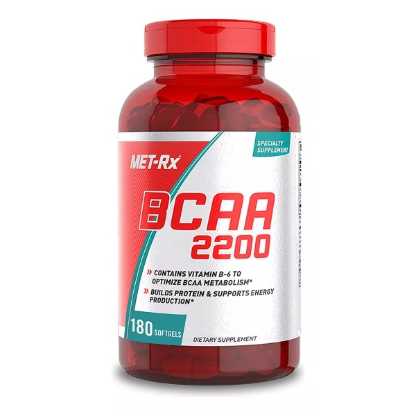 Met-rx Bcaa 2200 Dietary Supplement 180 Softgels