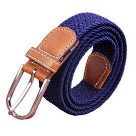 Rex Standard BL086 Rubber Belt, Mesh, Casual, Stylish, Business, Men's, Women's, navy