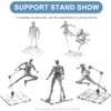5-piece HG144 movable action figure stand, display stand base, Kamen