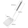 Wahei Freiz GC-038 Stainless Steel Turner, Dishwasher Safe