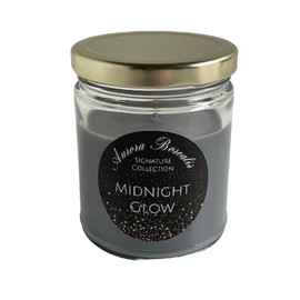 Midnight Glow Hand Poured Scented Soy Candle/Certified Clean Scent/ 35-40 hr Burn time