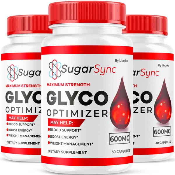 LIVORKA (3 Pack) Sugar Sync Glyco Optimizer, Sugar Sync Glyco,