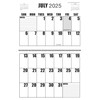 Large Print Wall Calendar 2025 Letter Size
