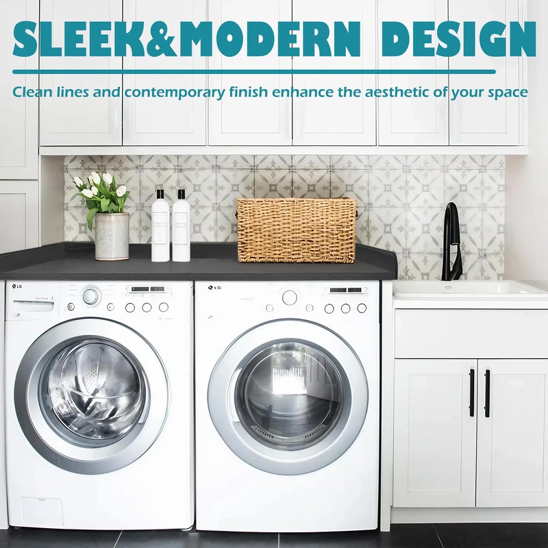 Royxen Laundry Countertop Solid Wood, Countertop for All Front-loaded Washing