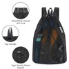 WANDF Swim Bag Mesh Drawstring Backpack Beach Backpack for Swimming,